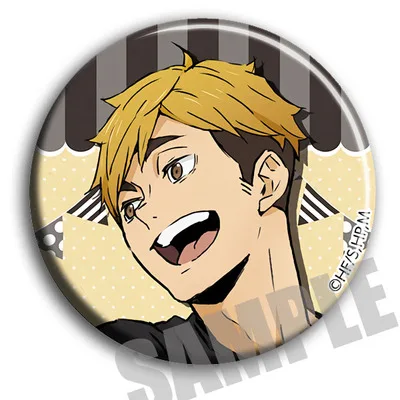 58 мм Haikyuu Hinata Oikawa значок железная металлическая брошь круглая значки на