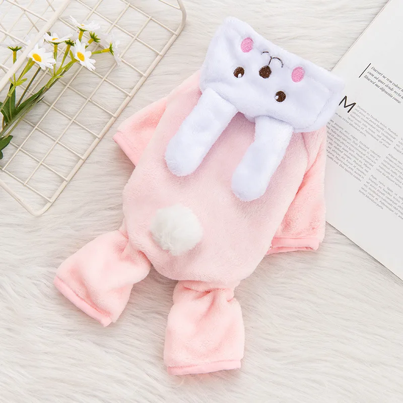 

Мультяшная Одежда для собак, зимняя и осенняя одежда для маленьких собак