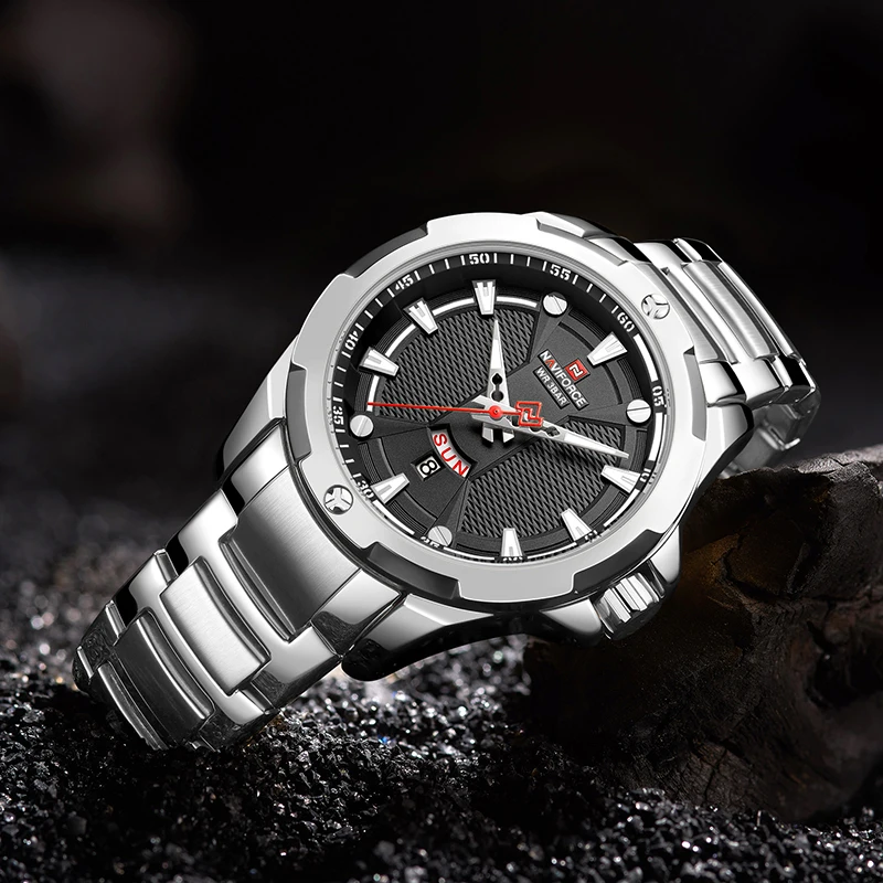 Топ NAVIFORCE мужские часы брендовые Модные Роскошные Кварцевые водонепроницаемые мужские часы спортивные мужские военные наручные часы Relogio Masculino