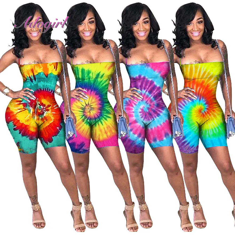 

Женский короткий комбинезон без бретелек, вечерние комбинезоны с цветочным принтом и открытой спиной, летние комбинезоны наряд без рукавов