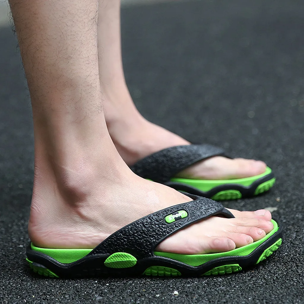 Шлепанцы SAGACE мужские с открытым носком летняя модная пляжная обувь из ЭВА без