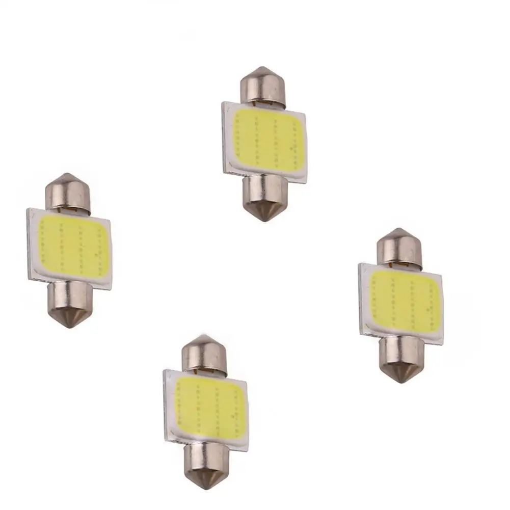 6 шт 12V светодиодный потолочный светильник/лампа для чтения дневные ходовые огни 12V Белый лампы для автомобилей номерного знака интерьер чтение светильник 1,2 W фары для автомобилей