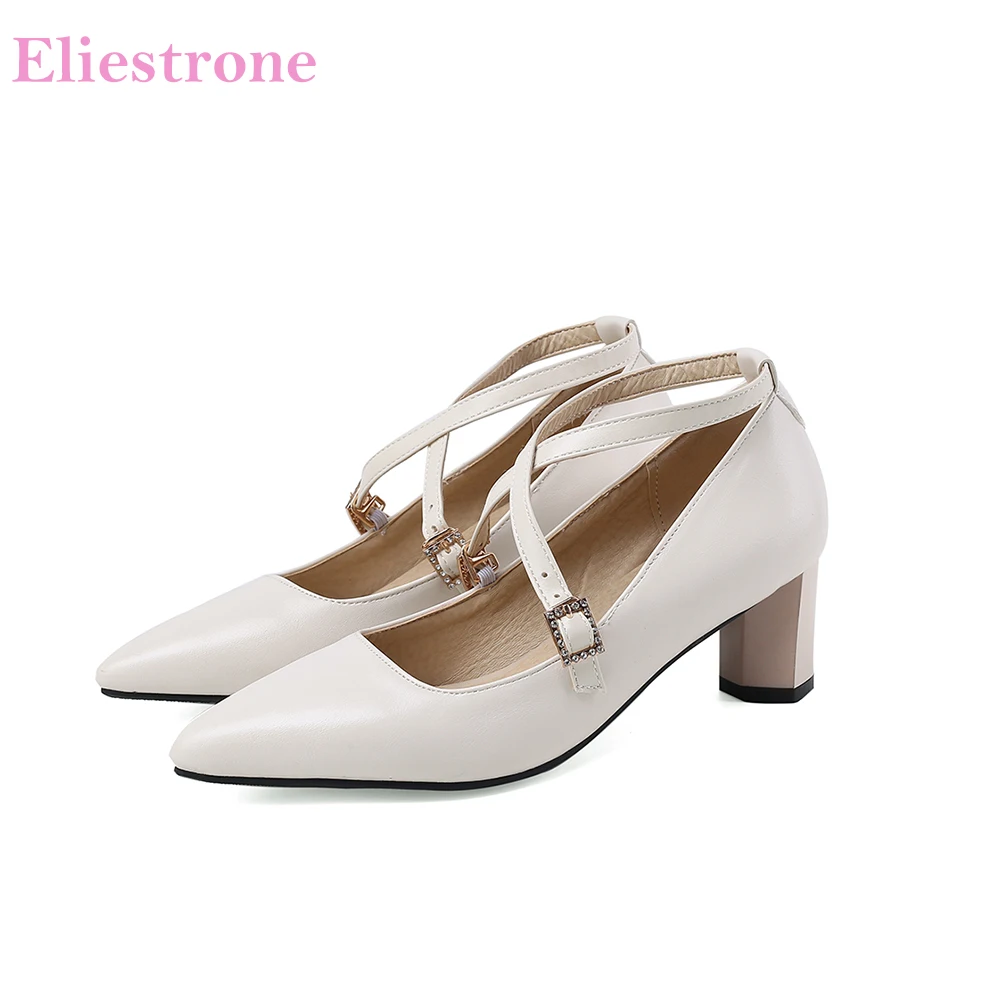 

Brand New Comfortable Beige Apricot Women Nude Pumps High Heels Lady Formal Shoes Plus Big Small Size 12 30 43 45 48