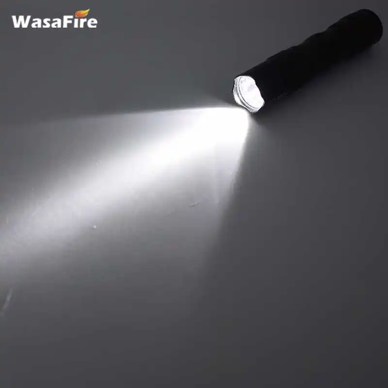 

Pocket LED Light Mini Super Bright Waterproof Flashlight with Lanyard Aluminum Alloy Shell Q5 Tactical Torch Cheap Lanterna