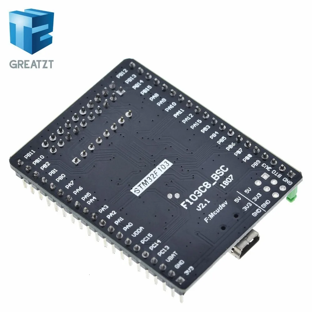 GREATZT 1 шт. stm32f103c8t6 stm32f103 stm32f1 stm32 системная плата обучающая доска оценочный комплект макетная плата