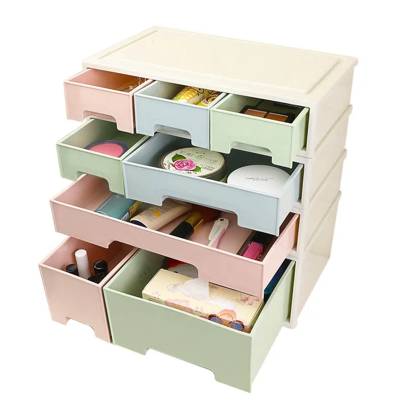 Многофункциональный Комбинируемый ящик для хранения DIY креативный пластиковый