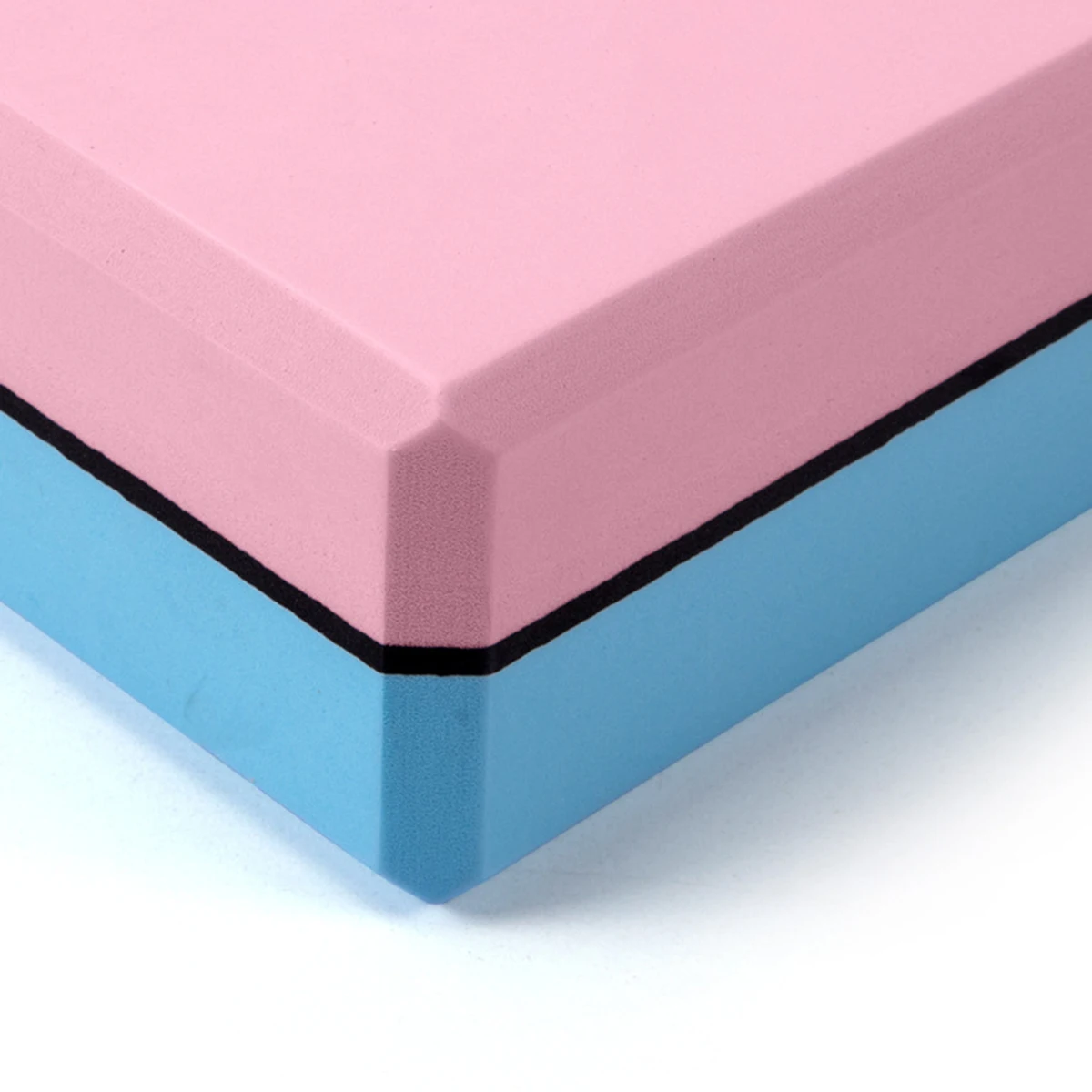 

Exercise Fitness Yoga Block Bicolor EVA Brick To Improve Stretching Flexibility Balance For Yoga Pilates Two-Color Yoga Brick