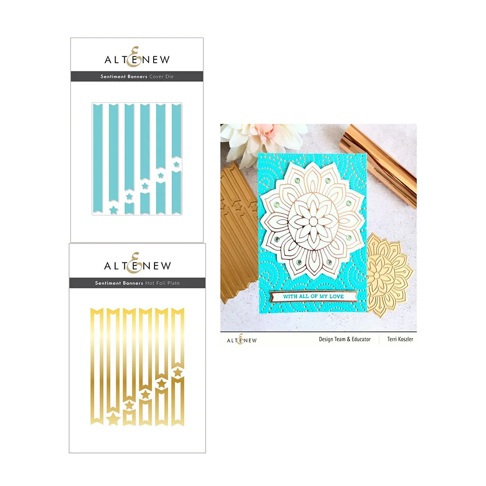 

Sentiment Banner Arrival Metal Cutting Dies Hot Foil Scrapbook Diary Decoration Embossing Template Diy Greeting Card Handmade