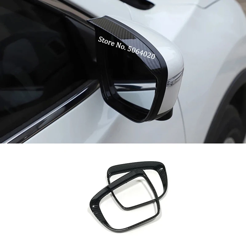 

Для Nissan X-Trail T32 Rogue 2014-2020 ABS хромированные автомобильные зеркала заднего вида, рамка для дождя, внешняя крышка, аксессуары для отделки