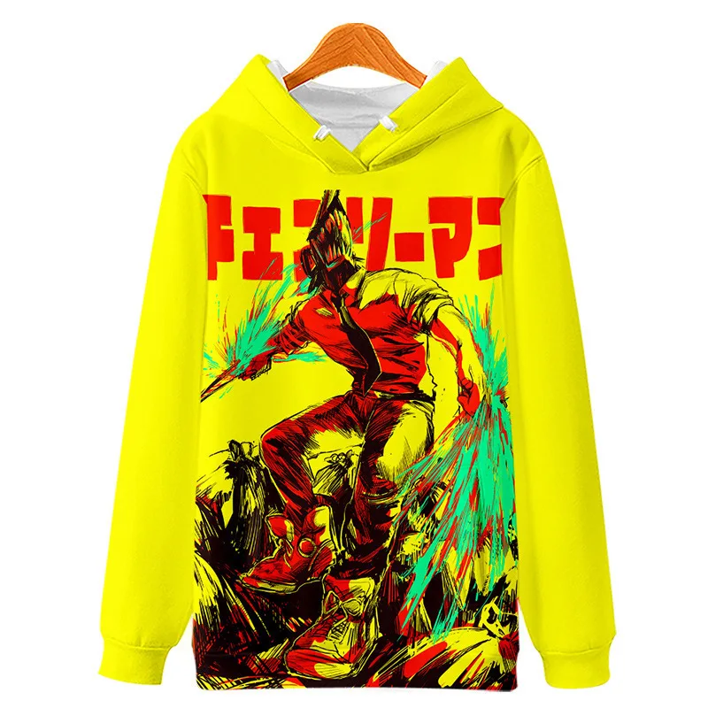 

Trendy Popular Chainsaw Man Tracksuit Printed Casual Hoodies/Sweatshirts/Jacket Unisex Students Oversize Anime Cosplay Costume