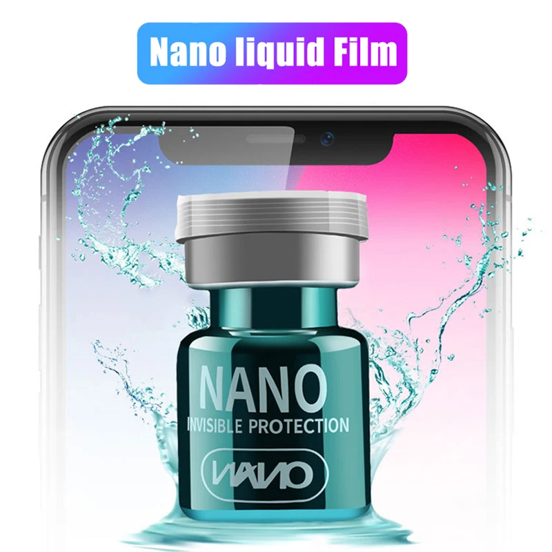 

BoeYink NANO Liquid Glass Screen Protector Oleophobic Coating Universal Film for iPhone 12 Huawei Xiaomi Samsung Oneplus Phone