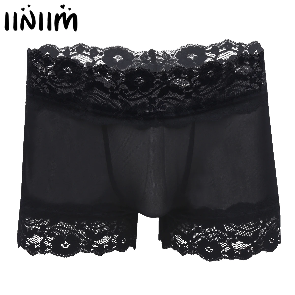Экзотическое нижнее белье мужские полупрозрачные кружевные трусы гей-трусы
