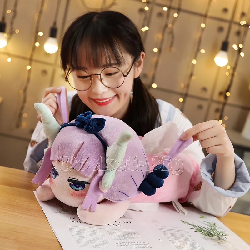 Плюшевая игрушка в стиле аниме мисс Кобаяси девушка-дракон Кана Камуи Иру