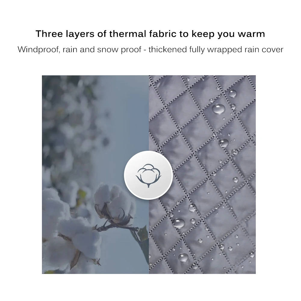 

Waterproof Winter Thicken Pushchair Rain Cover For Baby Winter Wind Dust Shield Stroller Raincoat Stroller