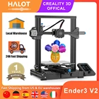 Комплект для 3D-принтера HALOT DIY FDM CREALITY Ender-3 V2 с ящиком для инструментов, обновленная Бесшумная материнская плата, стеклянная платформа Carborundum корабль со склада в России