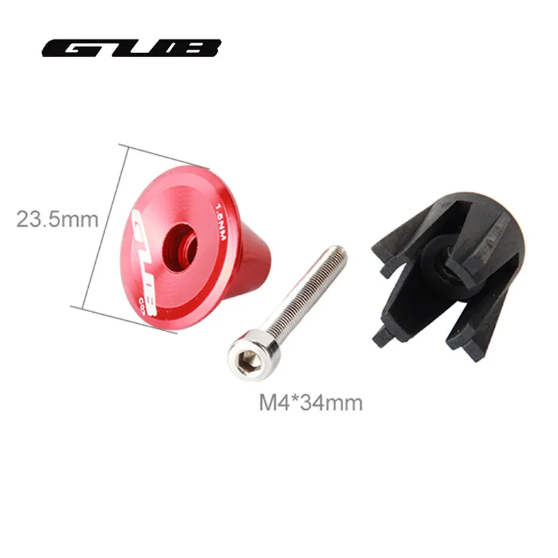 Велосипедные концевые заглушки GUB сверхлегкие алюминиевые наконечники для