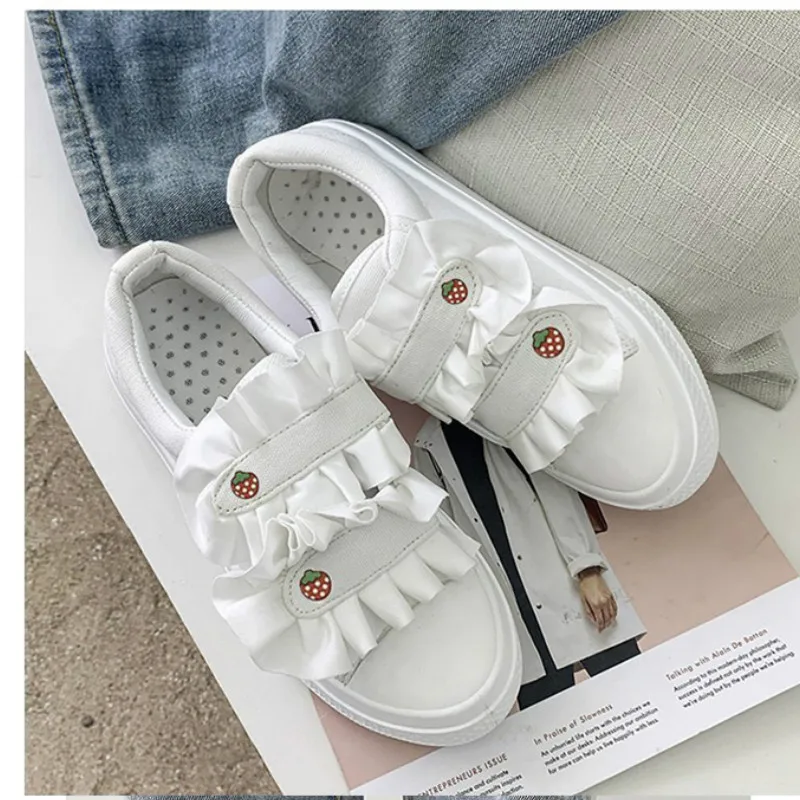 

Round Toe Espadrille Shoes Casual Female Sneakers 2020 Fashion Women's Small Modis Comfortable Hook & Loop Leisure Floral Rome