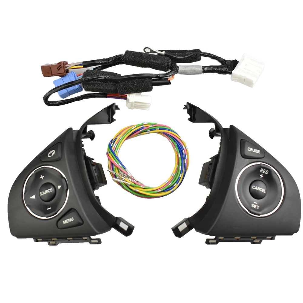 

Новая аудиорадио, кнопка дистанционного круиз-контроля, кнопки управления рулевым колесом для Honda Fit 2015 2016 2017 2018, CITY XRV