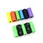 15 шт.рулон корм для питомцев, собаки сумка нулевой отходов собака Pooper сумки Paw собачий мусора мешок корма для диспенсер товары для домашних животных для собак