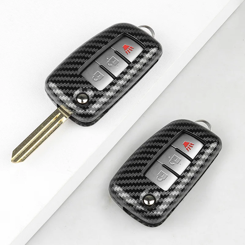 

2/3/4 Button Car Key Case Keychain for Nissan Versa Kicks Altima Sentra Horn Lannia Cefiro A32 Qashqai J11 Cover Holder