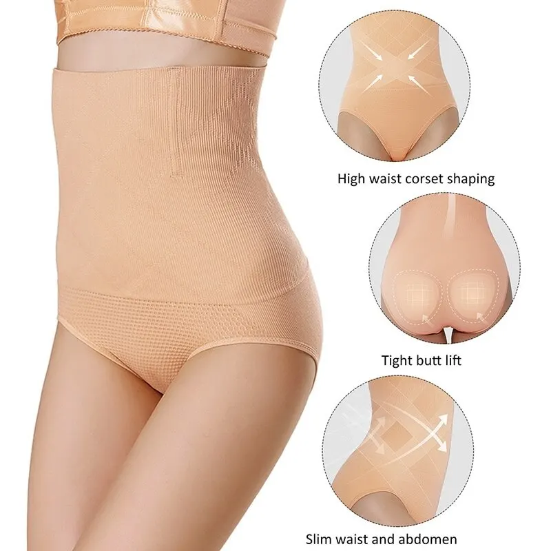 

Women High Waist Shaping Panties Breathable Enhanced Body Shaper Slimming Tummy Underwear Panty Shapers