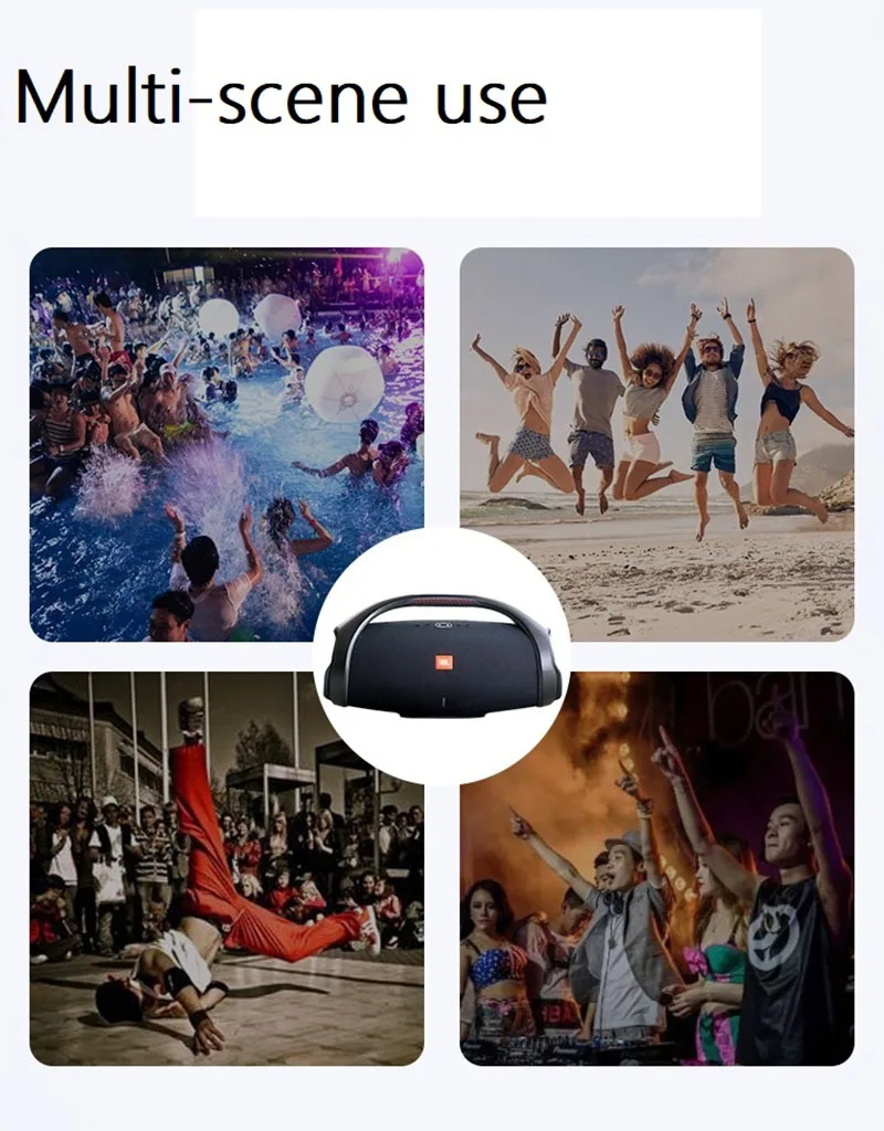 

Boombox 2 Bluetooth Speaker Hifi IPX7 Waterproof Partybox Portable Wireless Music Sound Subwoofer BT Speakers for jbl Boombox