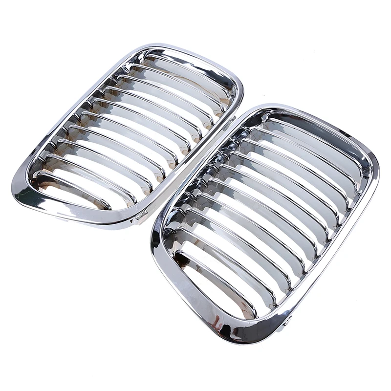 Grills posbay Передняя Центральная широкая вытяжка для BMW 3-Series E46 320td/323i/325i/325ti/328i Седан