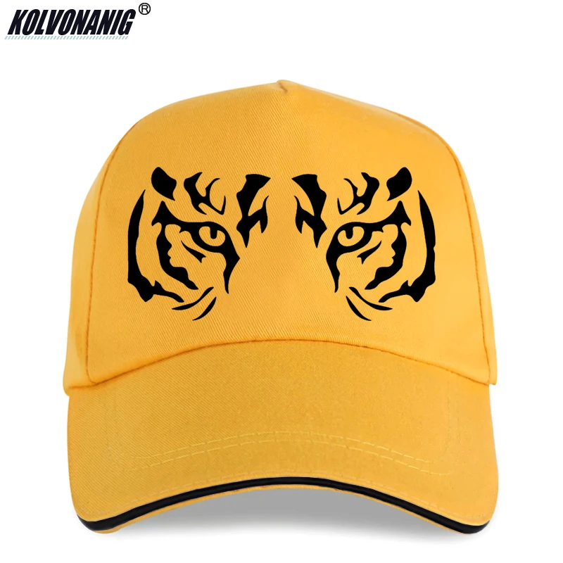 Бейсболка с принтом глаза тигра для мужчин и женщин хлопковая кепка s образным