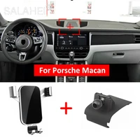 for porsche macan car mobile phone holder car air vent mount smart phone holder stand cell phone stable cradle auto accessories