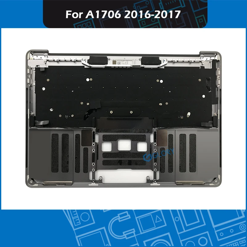 Comprar Space Gray-funda De Repuesto Para MacBook Pro Retina De 13 Pulgadas, Carcasa Superior Con Reposabrazos Y Teclado Americano, A1706, 2016, 2017, MLH12, MPXV2