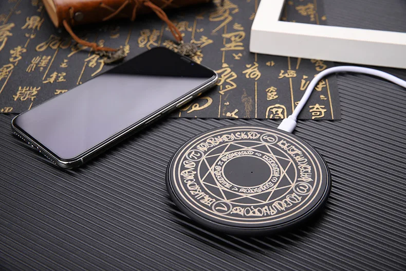 

KD1 Mini Magic Array Wireless Charger 10W Fast Qi-Certified Wireless Charging Pad for iPhone Fast-Charging fjor Galaxy