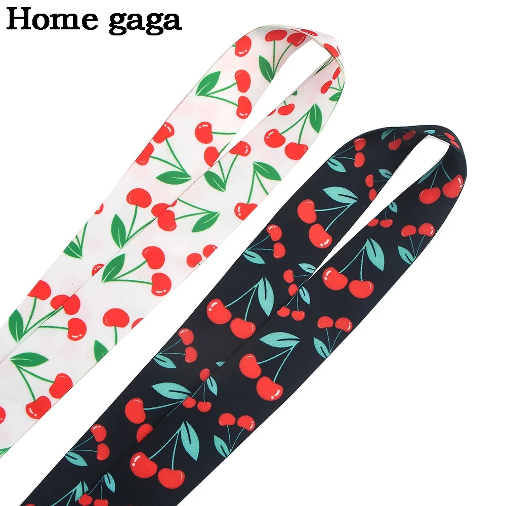 

Homegaga Fruit Cartoon Hanging Rope Lanyard for Phone Buttons Strap Lanyard with Keychain Webbing Fashion ID Badge Holder D3179
