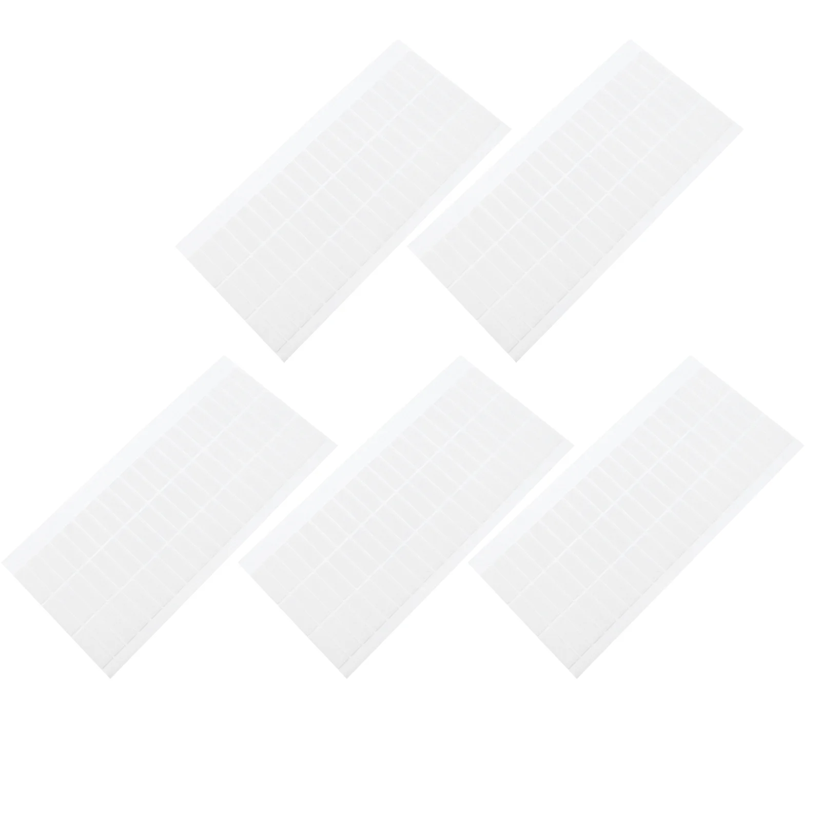 

5 Sheets DIY Dual-Adhesive Strips Double Sided Adhesive Tape for School