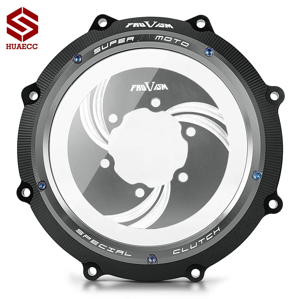 CNC V-max 1700 Engine Clear Clutch Cover Protector Guard for Yamaha Vmax 1700 2009-2020 2019 2018 2017 2016 2015 2014 2013 2012