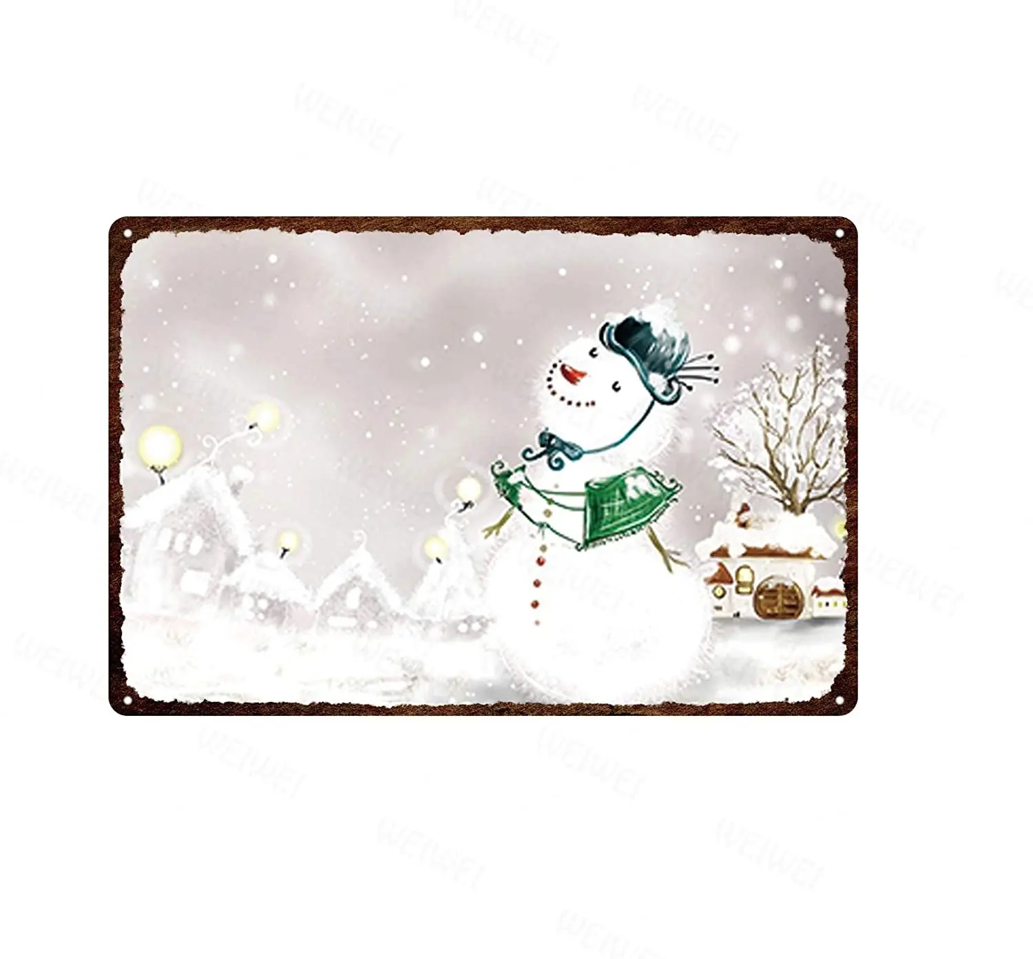 

Металлическая вывеска MorLugan в стиле ретро, новый жестяной постер с изображением Санта-Клауса и эльфа, снеговика, милого кота и собаки, металл...