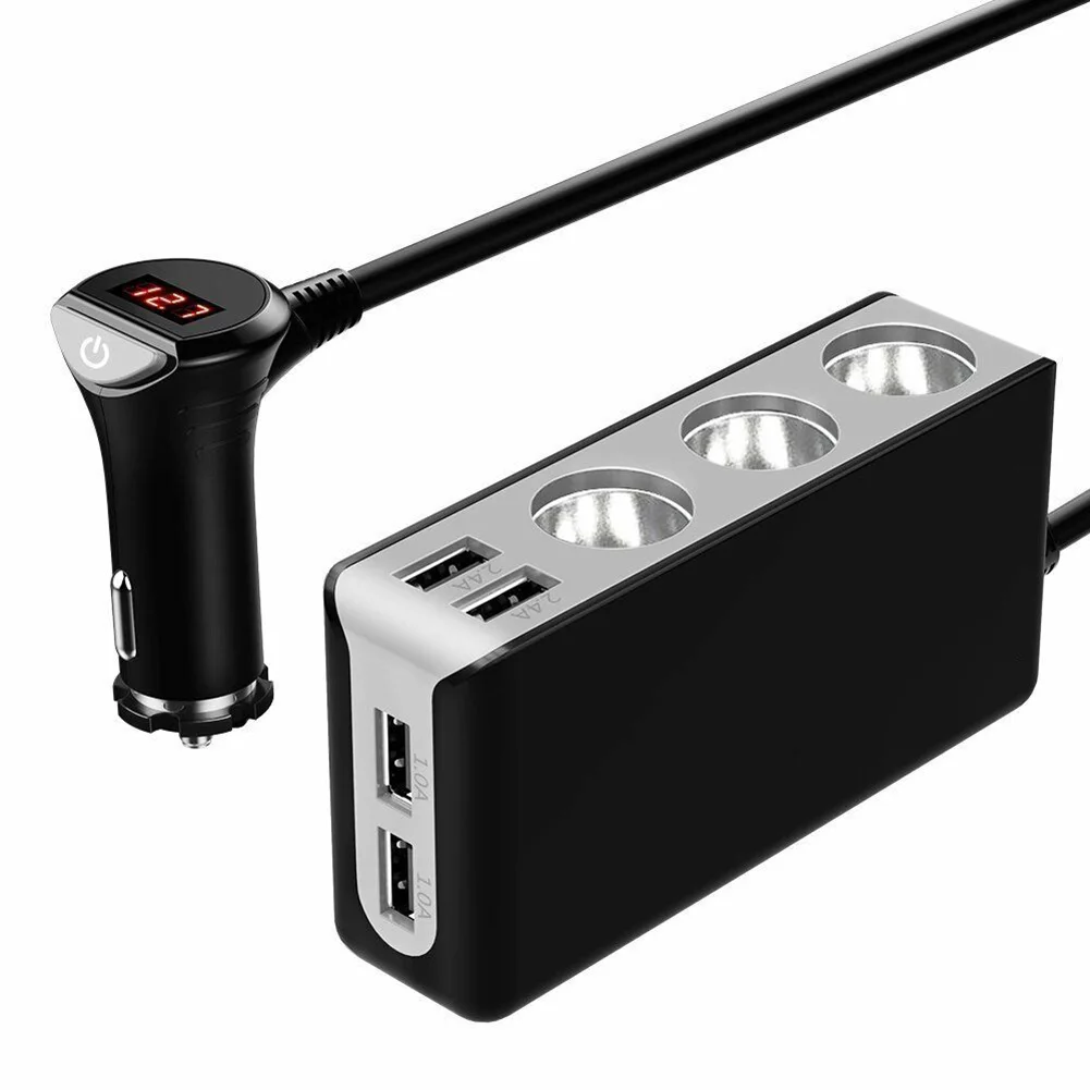 Хит продаж Каблук 12V разветвитель автомобильного прикуривателя Мощность адаптер