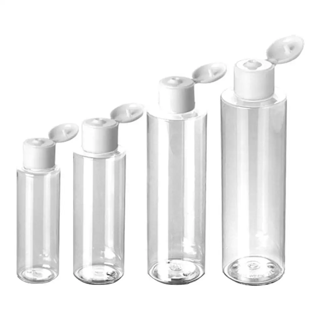 

4Pcs Travel Portable Disinfectant Soap Lotion Shampoo Refillable Empty Bottle Reusable Bottles Container For Cosmetic