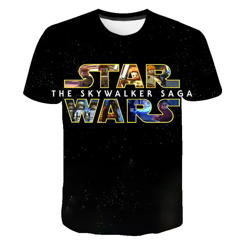 

2021 summer new cartoon planet big fight T-shirt short sleeve 3D digital print men's round neck large size short-sleeved T-shirt