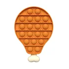 Игрушки для снятия стресса с пищевой тематикой, радужные пузырьки, игрушки для снятия стресса, игрушки для взрослых и детей, сенсорная игрушка для снятия аутизма