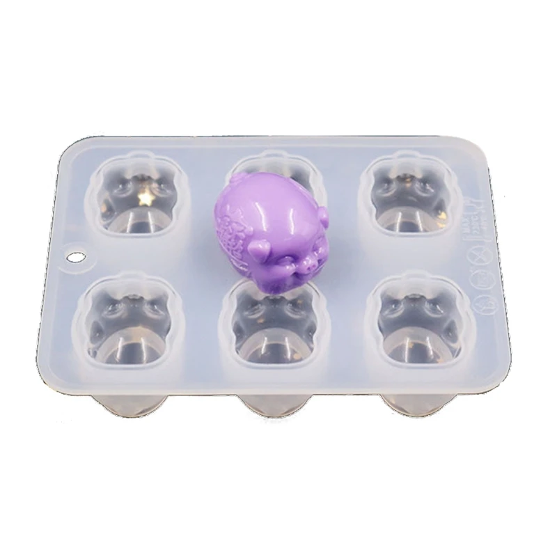 

DIY 3D Lucky Pig Soap Molds Pig Animals Handmade Soap Silicone Mold Blessings Fortune Pig Resin Casting Silicone Molds