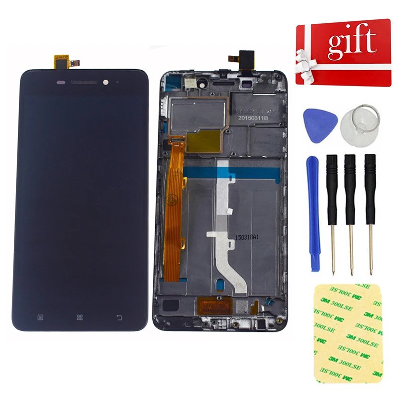 

LCD For Lenovo S60 S60W S60T S60A S60-A LCD Display Panel Module Touch Screen Digitizer Sensor Glass Assembly Frame Replacement
