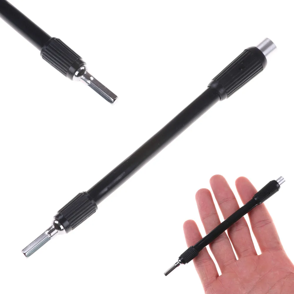 

High Qulity BLACK 129mm Flexible Shaft Bit Magnetic Screwdriver Extension Drill Bit Holder Connect Link For Electronic Drill