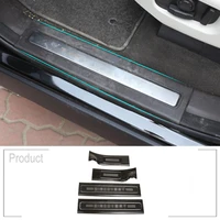 4pcs 304 stainless inside welcome door sill scuff threshold protector plate cover for land rover discovery 5 2017 2018 lr462 lr5