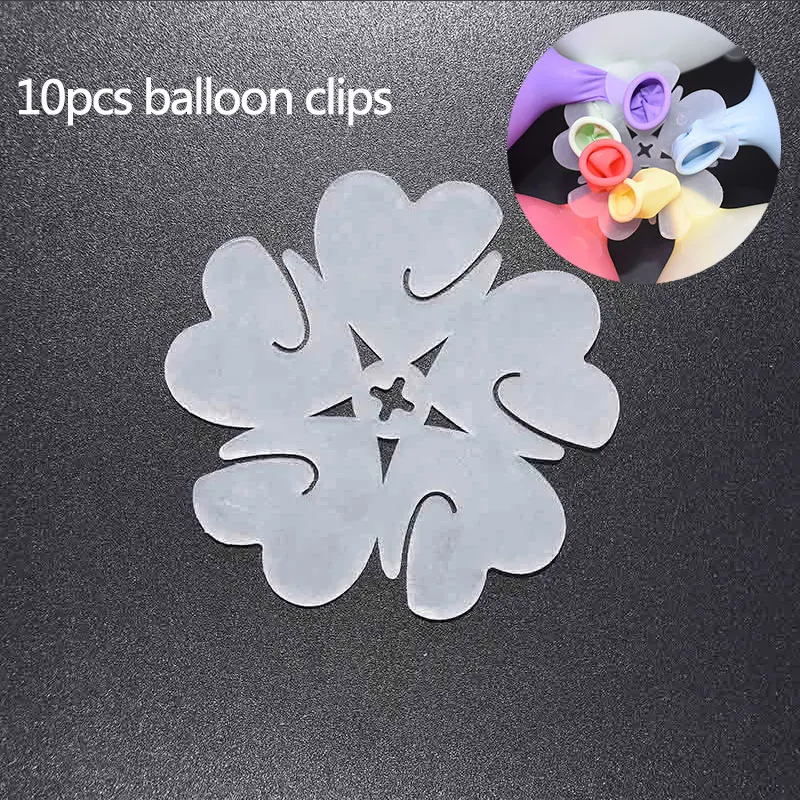 C02 balloon clips Шар АРКА стол шар стенд Сделай Сам день рождения свадебное украшение Регулируемый Настольный Шар АРКА наборы Аксессуары для воздушного шара - Цвет: C02 balloon clips