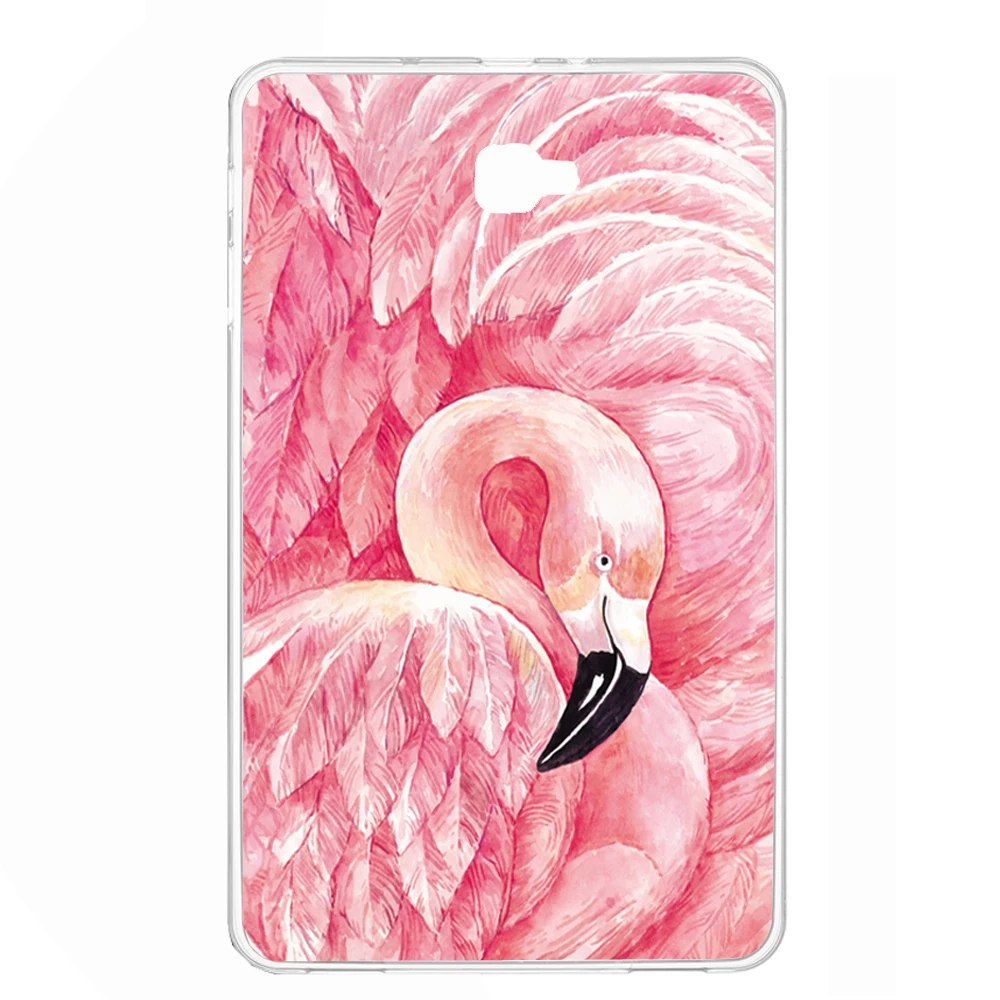 Мягкий чехол из ТПУ для samsung Galaxy Tab A 10,1 SM-T580 SM-T585 10,1 дюймов версия окрашенная прозрачная на планшет задняя крышка Funda