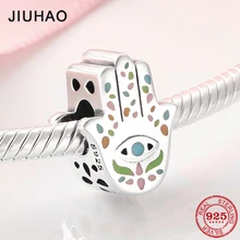 Настоящее серебро 925 пробы DIY Подарочные бусины модные