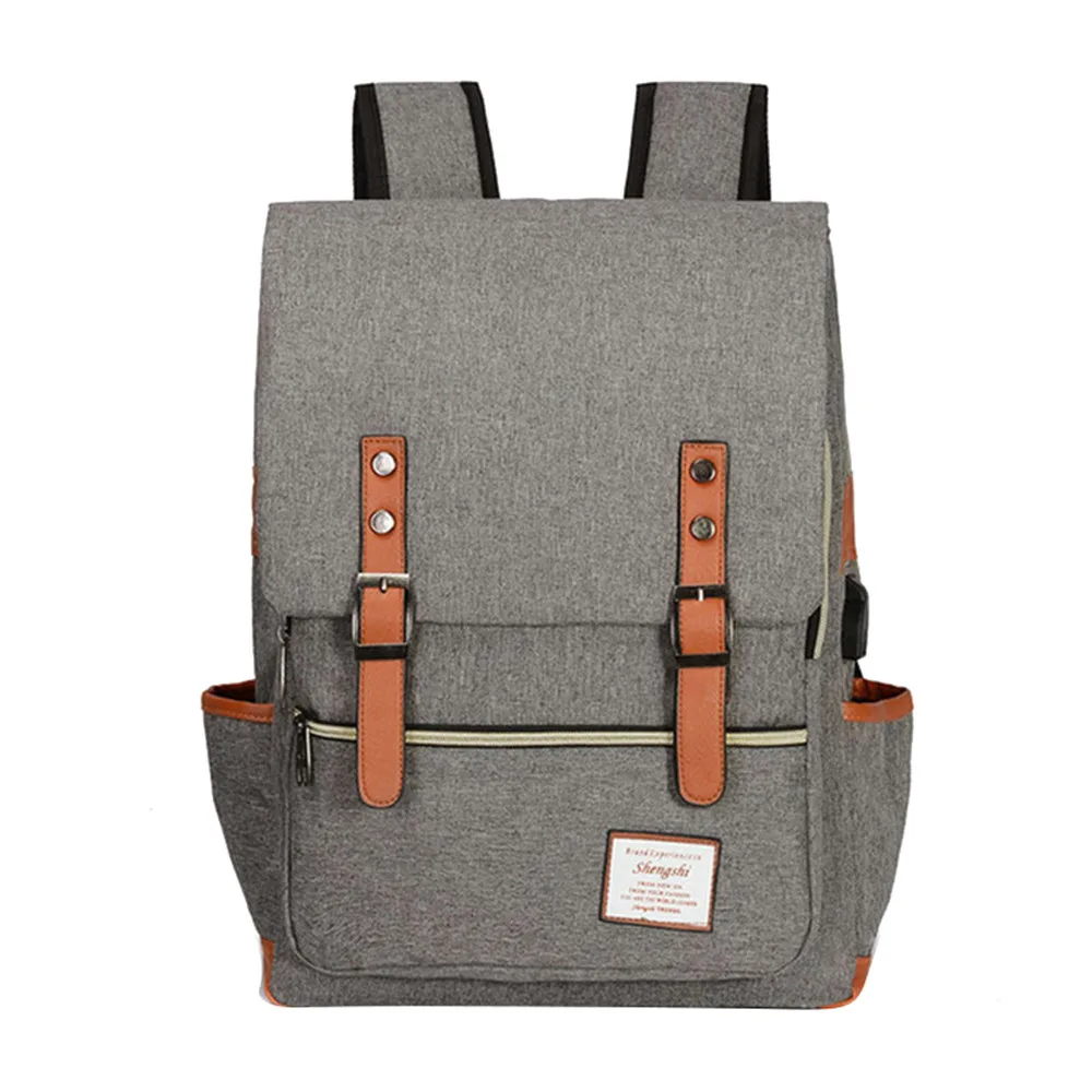 

Men's Backpack Bag Male Oxford Laptop Backpack Computer Bags High School Student College Students USB Charging Mochilas