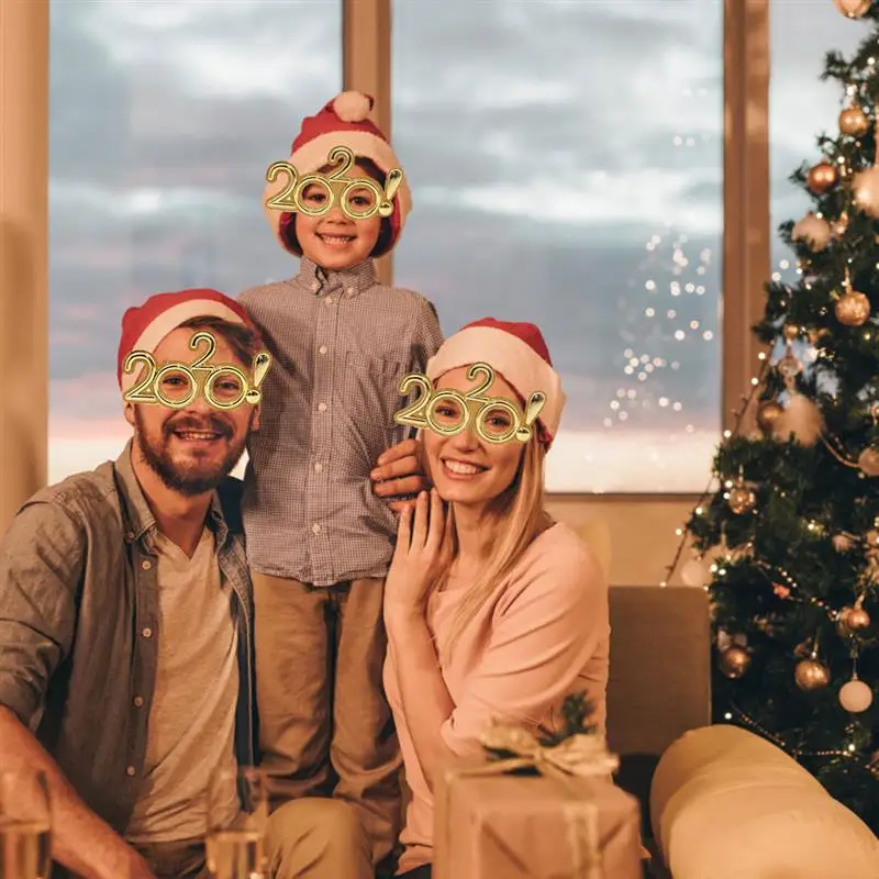 Новинка 2020 новогодние очки подарки рождественские украшения вечерние для дома