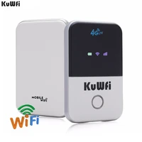 kuwfi 150mbps 4g wifi router car mobile wifi hotspot wireless unlocked router with sim card slot up to 10 wi fi user accesses