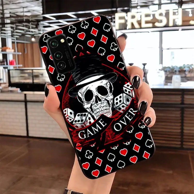 

Dabieshu Terror Grim Reaper Skull Skeleton Shell Phone Case for Samsung S20 plus Ultra S6 S7 edge S8 S9 plus S10 5G lite 2020